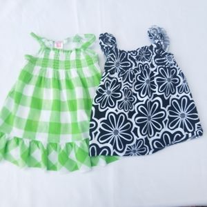 12 month baby girl 2 dress bundle